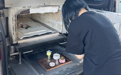 「埼玉県羽生市で大好きなお豆腐と一緒にジャンガリアンハムスターちゃんを穏やかにお見送りいたしました」写真